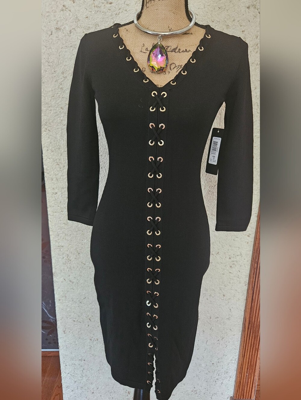Brand New With Tag Gorgeous Sexy Bodycone Dress. Bebe. Size Small.